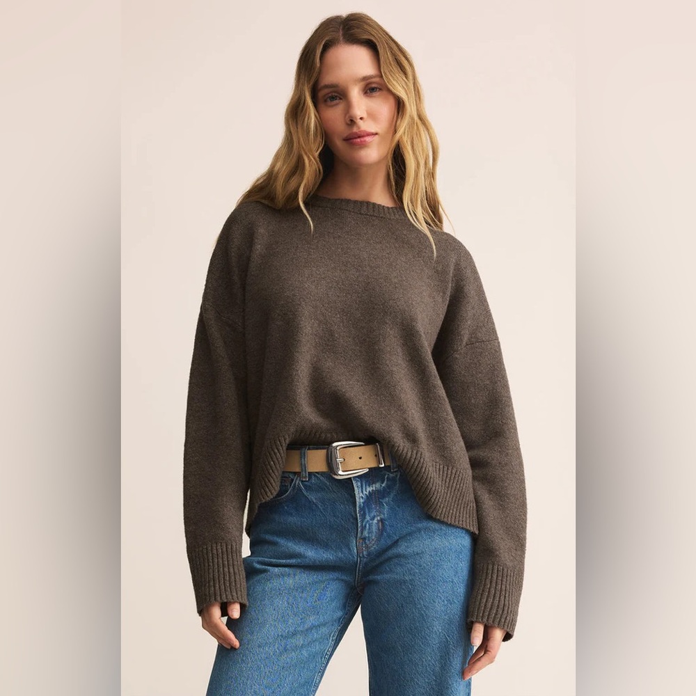 CIRRUS COZY SWEATER (BURNT ASH) - Z SUPPLY